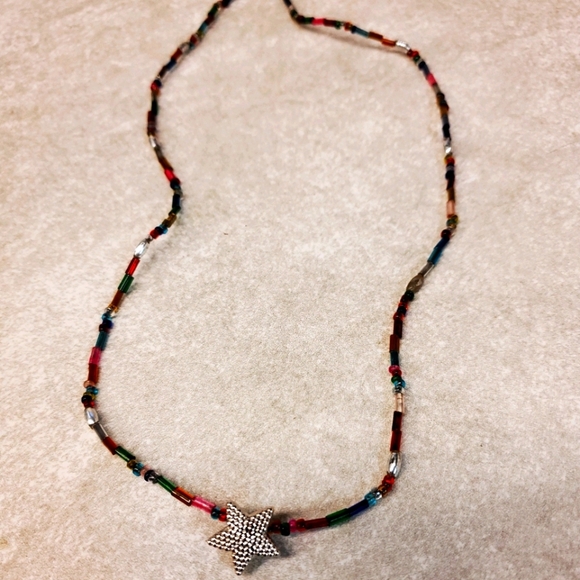 👸📿 Christmas Star Handmade Necklace - Picture 1 of 11